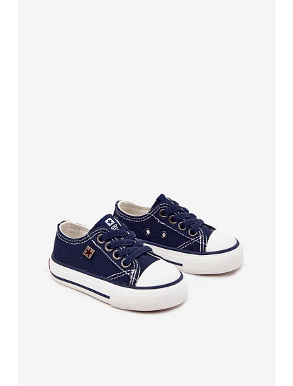 Dětské Klasické Tenisky Big Star model 21705323 Tmavě Modré - Big Star Shoes Dětské Klasické Tenisky Big Star model 21705323 Tmavě Modré - Big Star Shoes