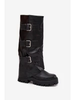 Zateplené dámské kozačky se Černé model 21709299 - Boto Zateplené dámské kozačky se Černé model 21709299 - Boto