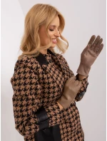 Rękawiczki AT RK model 19367814 ciemny bezowy - FPrice