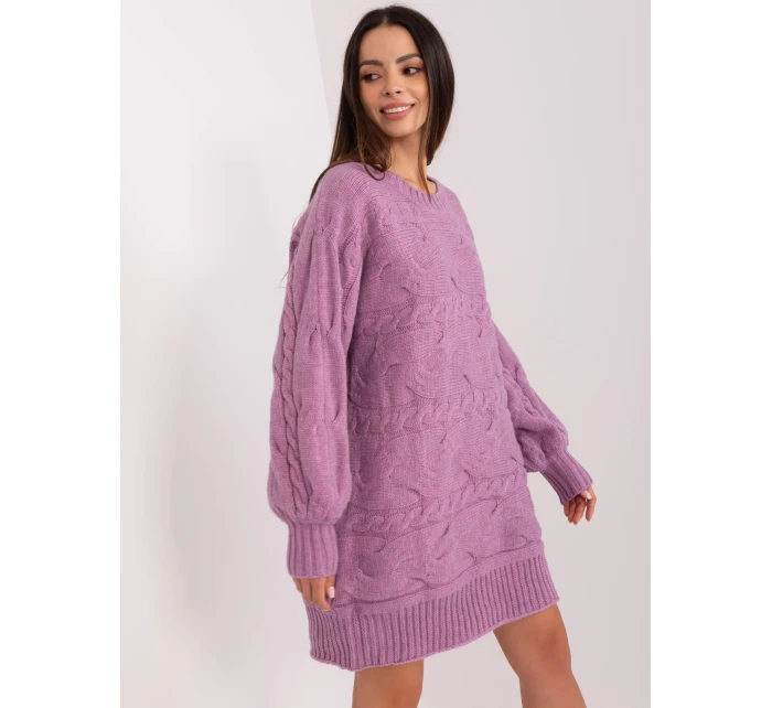 Sweter AT SW model 18909243 fioletowy - FPrice