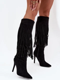 Kozačky na podpatku  model 217513 Step in style