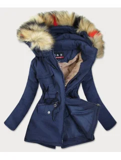 DAMSKA KURTKA ZIMOWA GRANATOWA model 21242381 - 6&8 Fashion