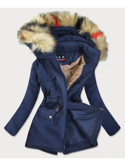 DAMSKA KURTKA ZIMOWA GRANATOWA model 21242381 - 6&8 Fashion