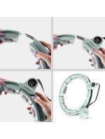 Hula Hop HMS HHM13 s magnety, závažím a zeleným počítadlem Hula Hop HMS HHM13 s magnety, závažím a zeleným počítadlem