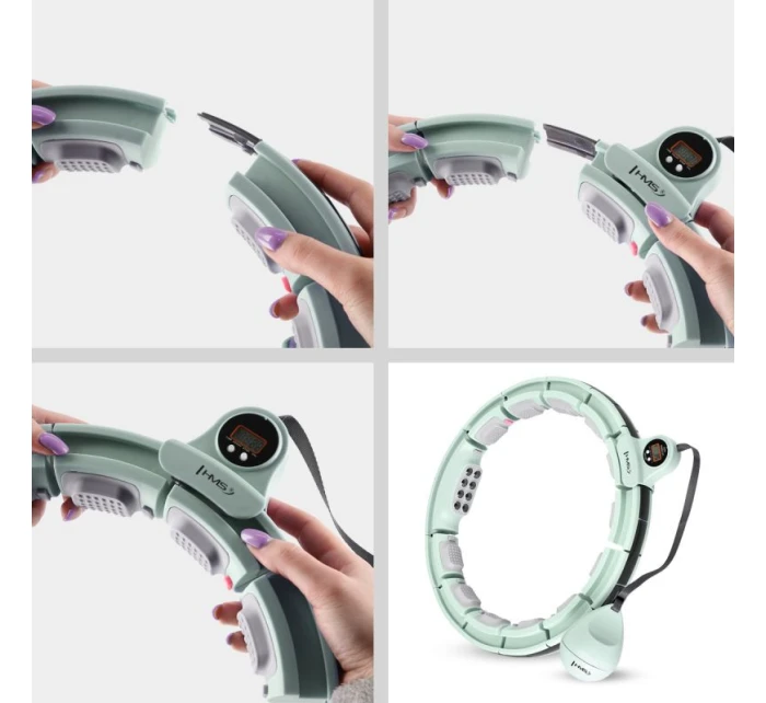 Hula Hop HMS HHM13 s magnety, závažím a zeleným počítadlem Hula Hop HMS HHM13 s magnety, závažím a zeleným počítadlem