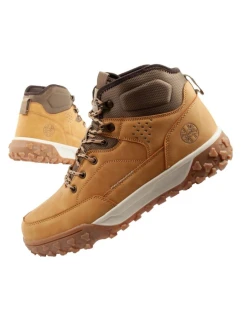 Lee Cooper pánská zimní trekingová zateplená sportovní obuv kotníková karamelová