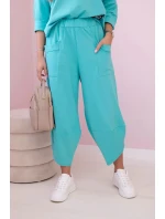 Bavlněná mikina kalhoty set mincovna Bavlněná mikina kalhoty set mincovna