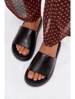 Dámské nazouváky na platformě Černé model 21918978 - Boto