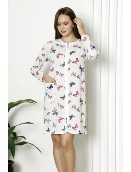 Dámský župan  bílý s  La model 19034496 - La Penne