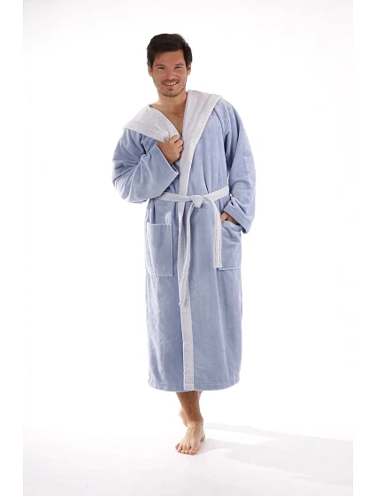 Župan unisex Tampa DUO  Světle modrá s modrou  model 19676936 - Vestis