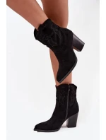 Boty na podpatku  model 220510 Step in style