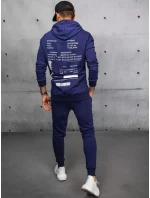 Pánské tmavě modré tepláky Dstreet AX0687 Pánské tmavě modré tepláky Dstreet AX0687