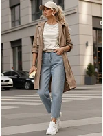 Dámská přechodná bunda parka tmavě béžová Dstreet model 21995970 - FashionStreet