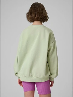 Dívčí volná mikina s kapucí 4F 4FJRSS26TSWSF2903-47S