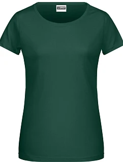 8007 Dámské tričko z bio bavlny model 22415412 dark green - Daiber