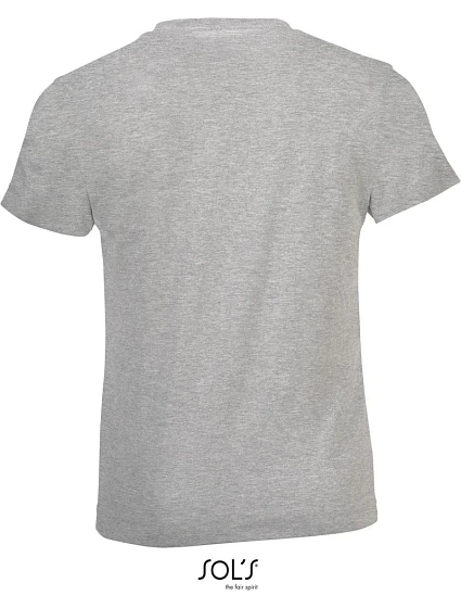 SOL'S Regent Fit Kids Dětské tričko model 22523292 grey melange SOL'S Regent Fit Kids Dětské tričko model 22523292 grey melange