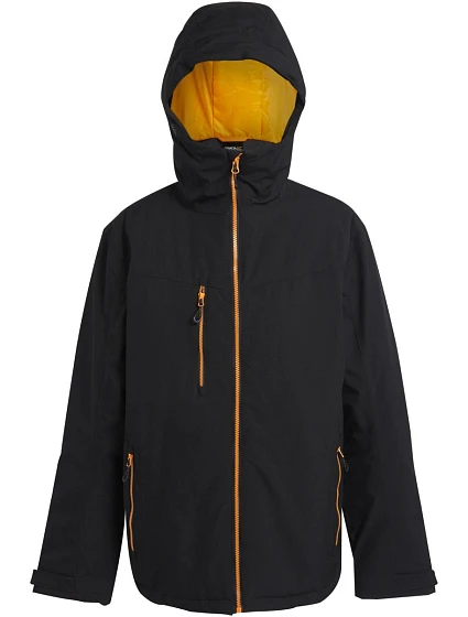 Regatta TRA 253 Prošívaná bunda "Navigate" 36.A253 black/orange pop