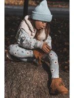 Ocieplane Botky Sněžáky Dětské s Ozdobnými Frédzlami Camel Nimia