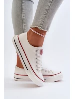 Nízké dámské tenisky Big Star NN274274 Bílé Nízké dámské tenisky Big Star NN274274 Bílé