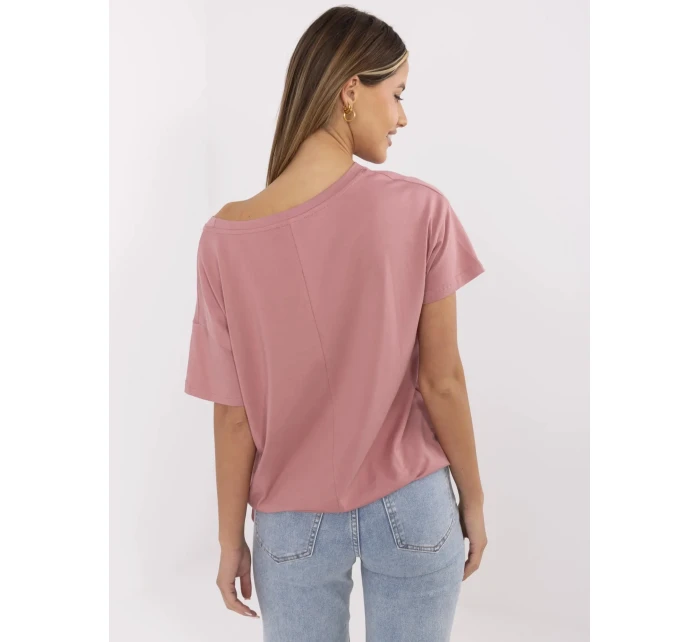 T shirt CLM TS model 21121818 ciemny różowy - FPrice