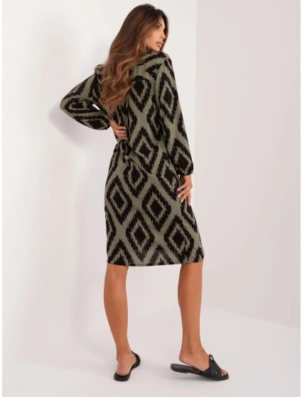 Šaty D73771M30427B khaki