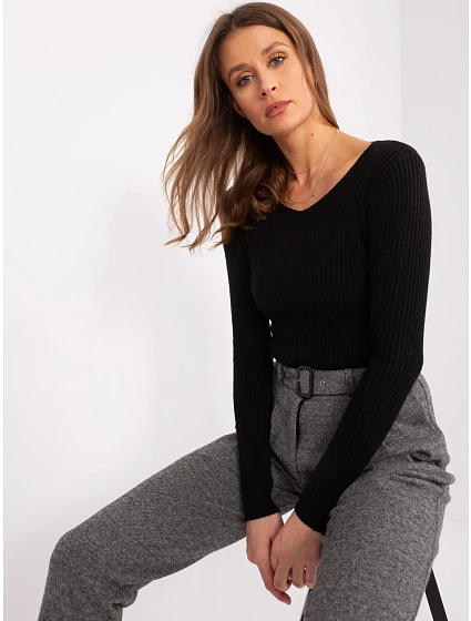 Sweter PM SW model 19309800 czarny - FPrice Sweter PM SW model 19309800 czarny - FPrice