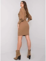RV šaty SK 6079.65 světle hnědé RV šaty SK 6079.65 světle hnědé