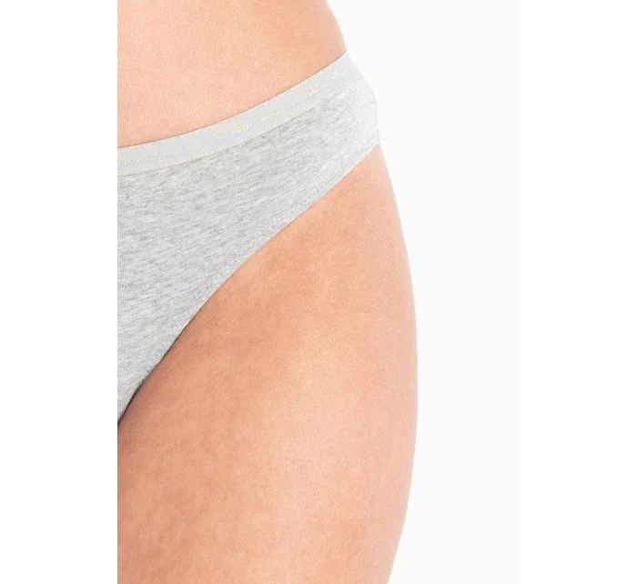 Dámské brazilské kalhotky 2 pack 163337 1A223 - 00948 - Šedá - Emporio Armani