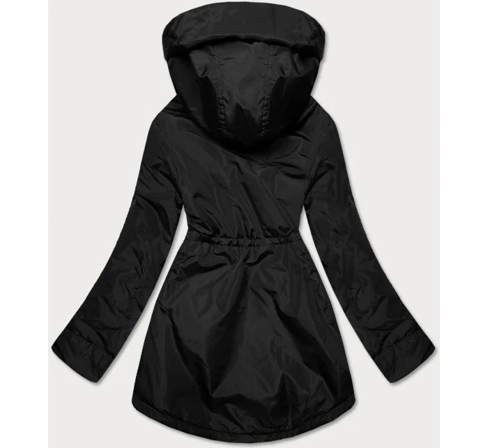 Černobéžová dámská bunda pro přechodné období model 17249662 - S'WEST