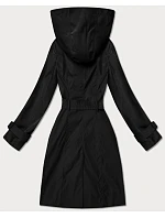 Elegantní dámský kabát s kapucí Goodlookin černý (T2-2238#-1) Elegantní dámský kabát s kapucí Goodlookin černý (T2-2238#-1)