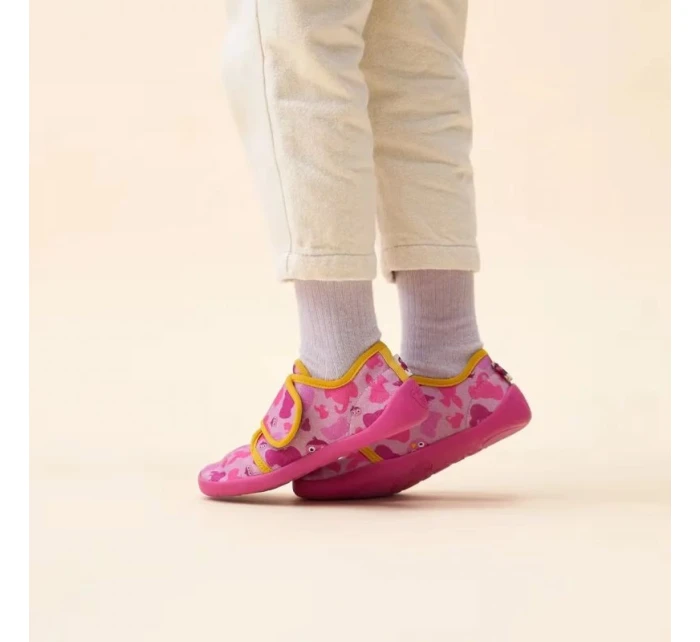 Affenzahn barefoot boty Slipper Cotton Movy bird (01398-40010)