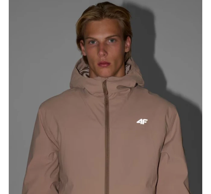 Pánská lyžařská bunda  beige WAW25TTJA 83S pánské model 21720648 - 4F