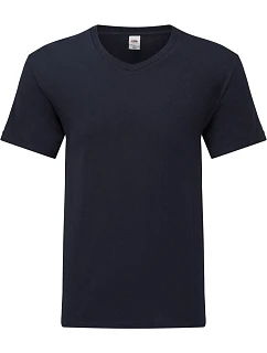 Fruit of the Loom Iconic 150 V-Neck T Tričko s výstřihem do V 16.1442 deep navy