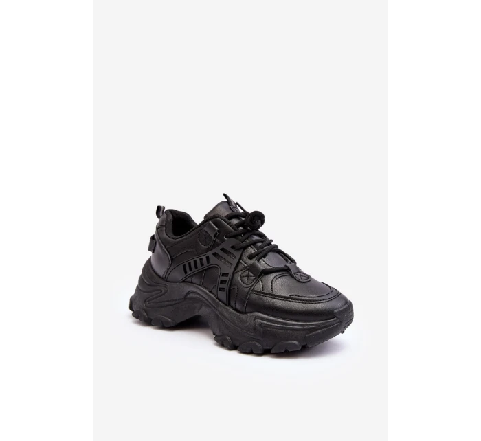 Dámské Sportovní Boty Sneakersy Masivní Černé model 21633103 - EVENTO