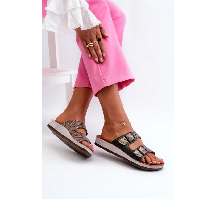 Pohodlné Dámské Sandály S Pásky model 21664603 Černé - Inblu