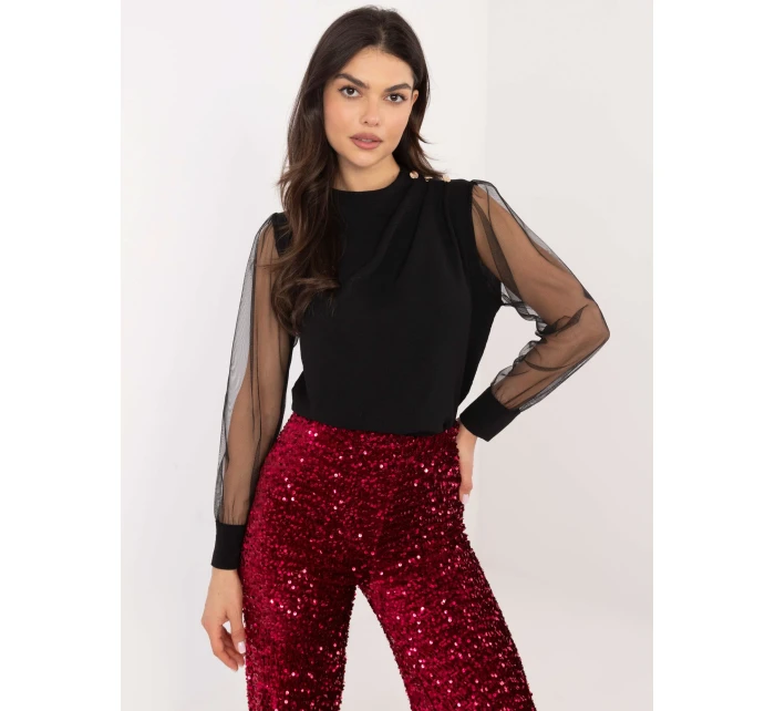 Bluzka MI BZ model 20619240 czarny - FPrice Bluzka MI BZ model 20619240 czarny - FPrice