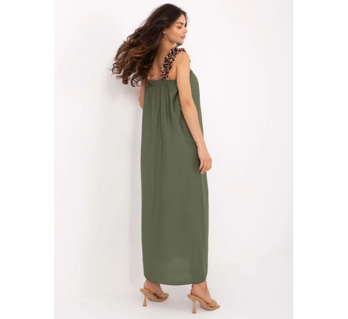 Sukienka MI SK model 21191108 khaki - FPrice Sukienka MI SK model 21191108 khaki - FPrice