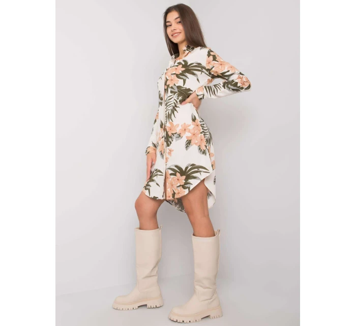 Sukienka TO KS jasny beżowy model 21011461 - FPrice Sukienka TO KS jasny beżowy model 21011461 - FPrice