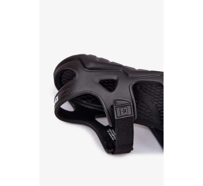 Dámské pěnové sandály na platformě Big Star – černé Dámské pěnové sandály na platformě Big Star – černé