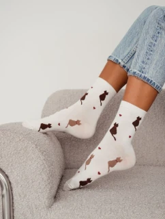 Dámské ponožky Kočky a srdce 0200.205