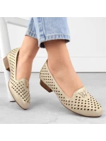 Ažurové polobotky M.Daszynski W SAN35 zlatá