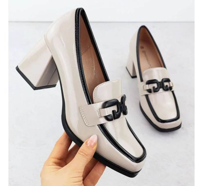 Potocki W SZ12553 WOL289B dámské boty na podpatku