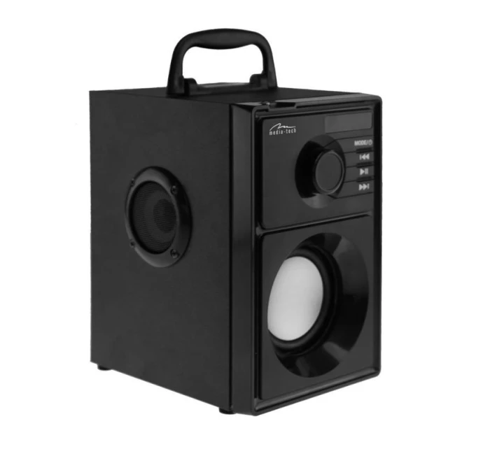 MEDIA-TECH BEZDRÁTOVÝ REPRODUKTOR BOOMBOX STŘÍBRNÝ 15W MRS MT3179