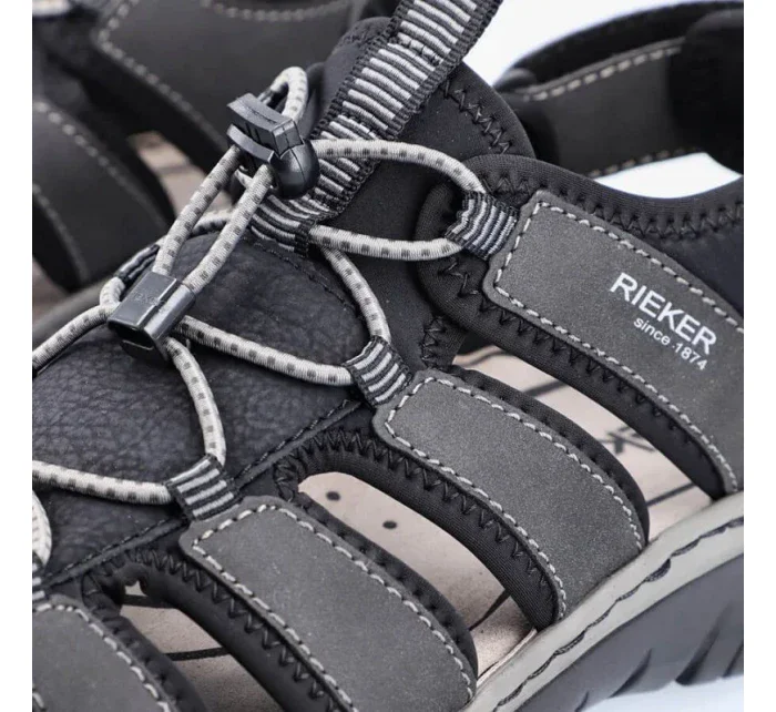 Vestavěné sandály Rieker M 26770-00 RKR584 Vestavěné sandály Rieker M 26770-00 RKR584