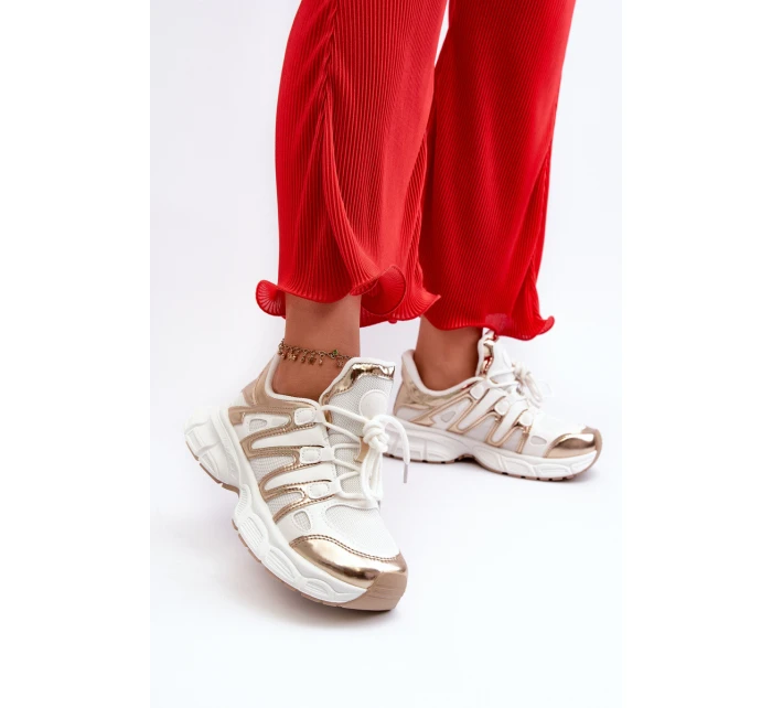 Dámské tenisky na masivní podrážce bílé model 21659040 - Boto