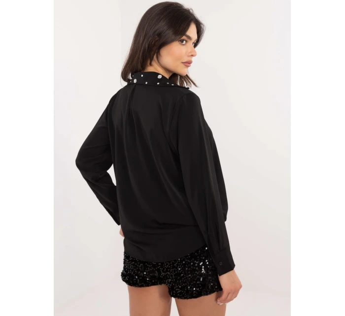 Koszula DHJ KS model 20619238 czarny - FPrice Koszula DHJ KS model 20619238 czarny - FPrice