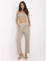 Kalhoty DHJ SP model 21034934 béžové - FPrice Kalhoty DHJ SP model 21034934 béžové - FPrice