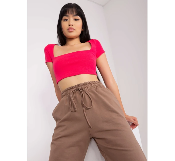 Spodnie LK SP brązowy model 18650644 - FPrice Spodnie LK SP brązowy model 18650644 - FPrice