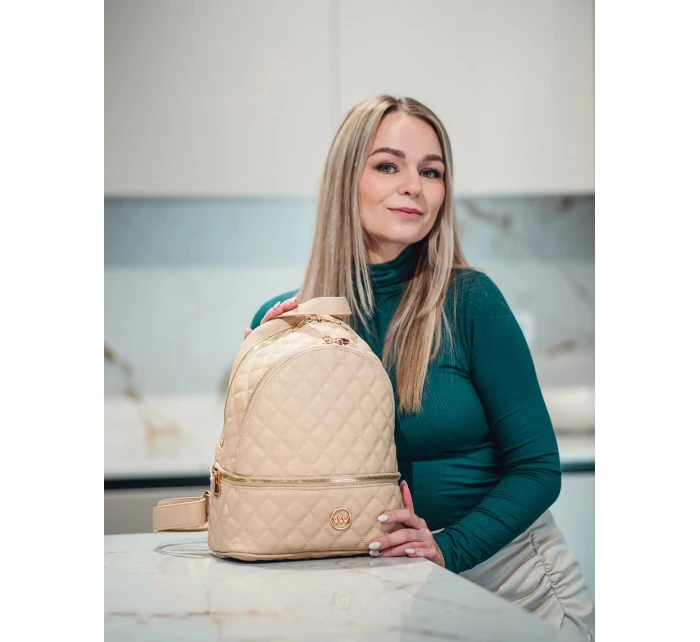 Dámský batoh Vuch Theo Beige Dámský batoh Vuch Theo Beige