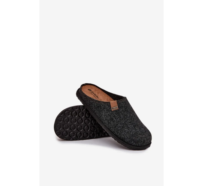 Pánské profilaktické papuče – tmavě šedé Inblu Pánské profilaktické papuče – tmavě šedé Inblu